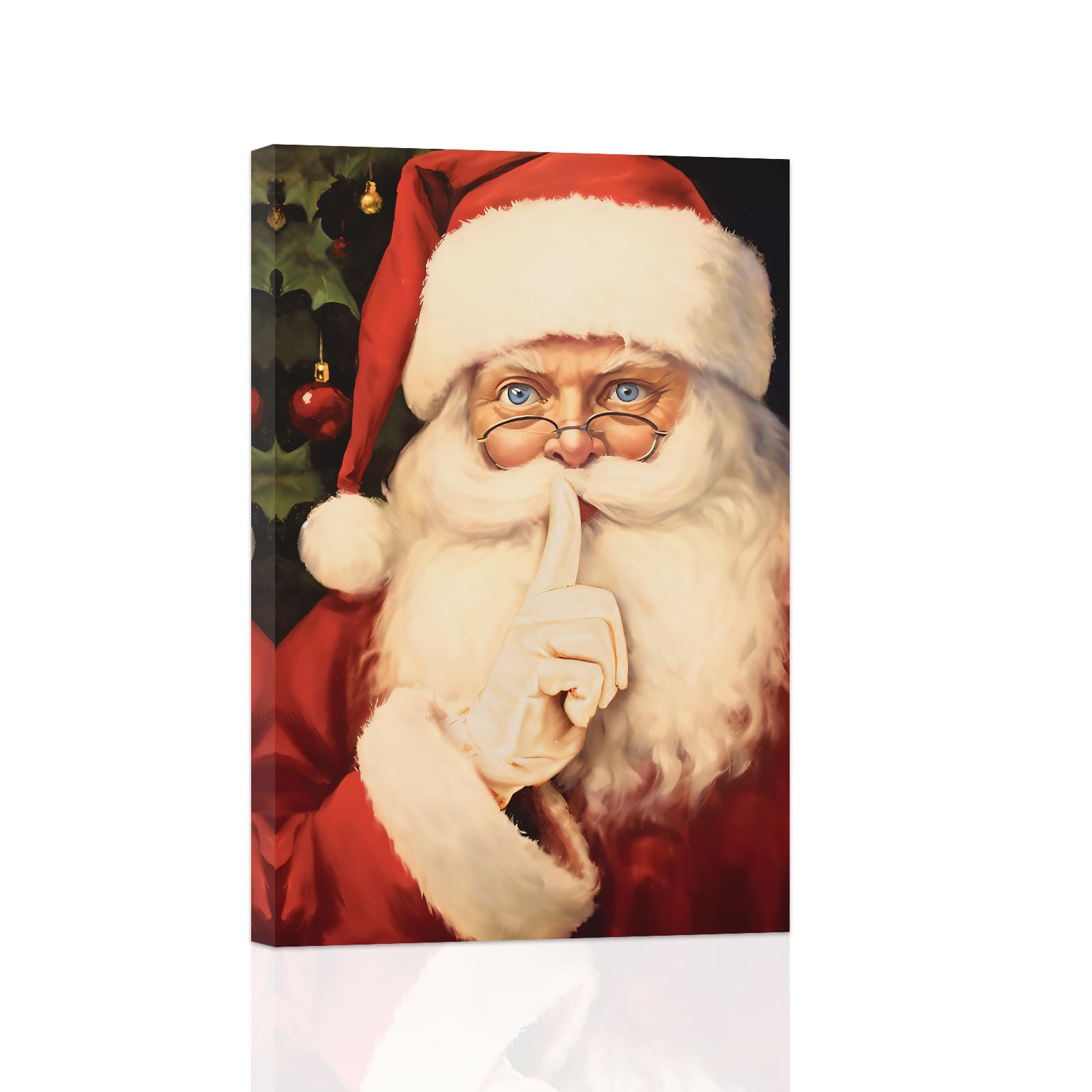 Amazon.co.jp: ZXHYWYM キャンバス サンタクロース クリスマス